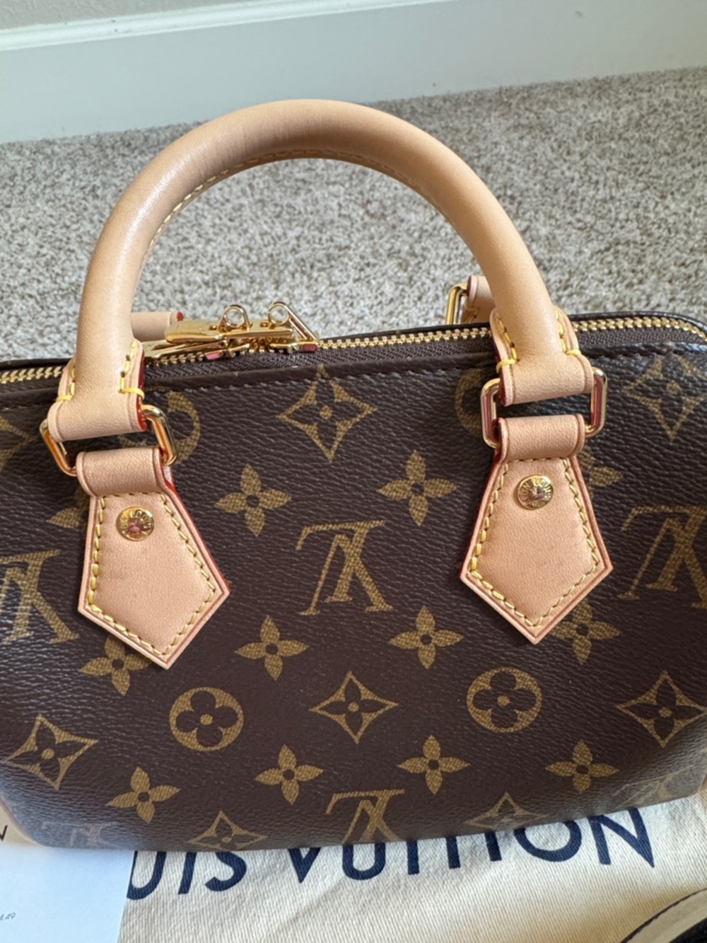 AUTHENTIC LOUIS VUITTON SPEEDY 20 dustbag, box and receipt - Picture 6 of 15